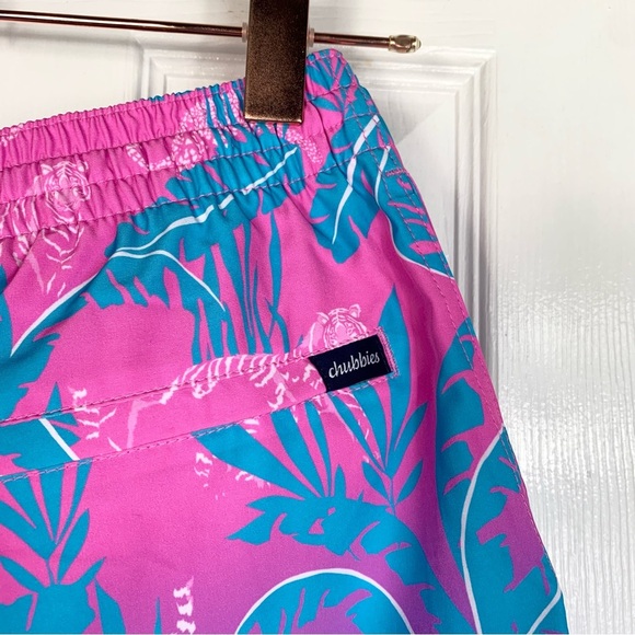 💛Chubbies Men Size Medium The Hydrofoils 7" Swim Trunks Lined - Picture 3 of 5